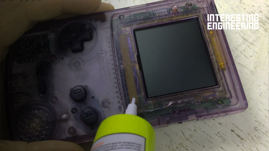 wire out the buttons of a gameboy dmg